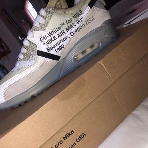 Nike off white air max 90 og... white/sail